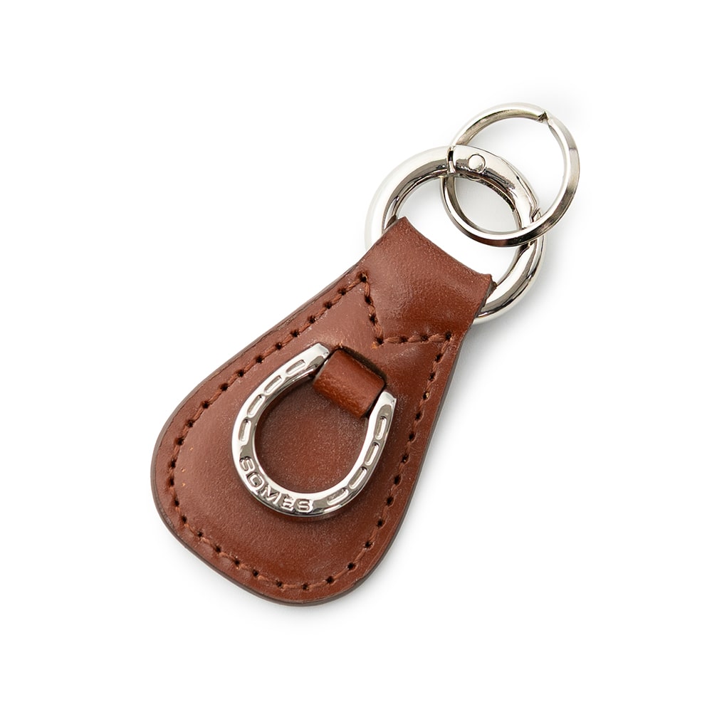 キーホルダー 馬具 蹄鉄 馬 ブラドルレザー