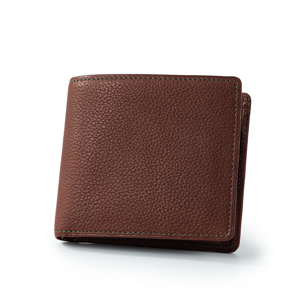 牛革 二つ折り財布