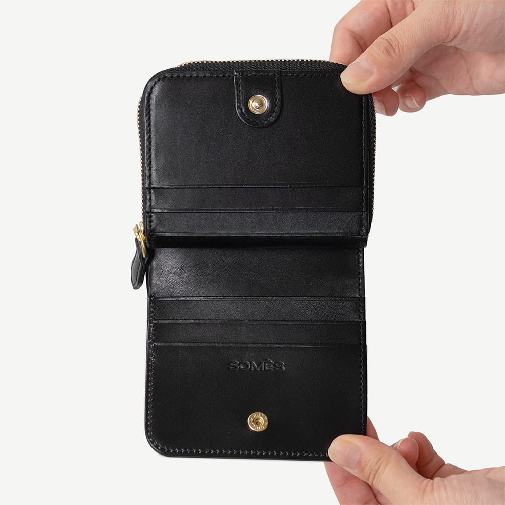 新品未使用品 SOMES SADDLE ピルエット　二つ折り財布 ソメスネットショップ / ピルエット 二つ折り財布 PT-85